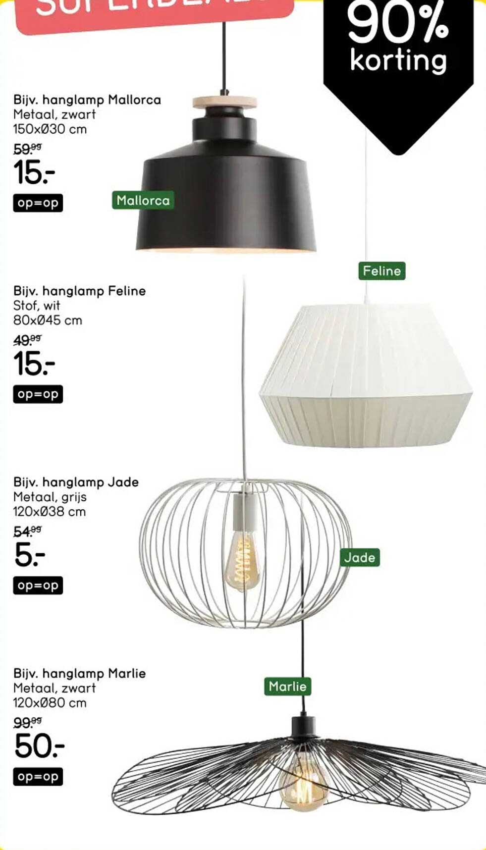 Bijv. hanglamp Mallorca Metaal, zwart 150xØ30 cm