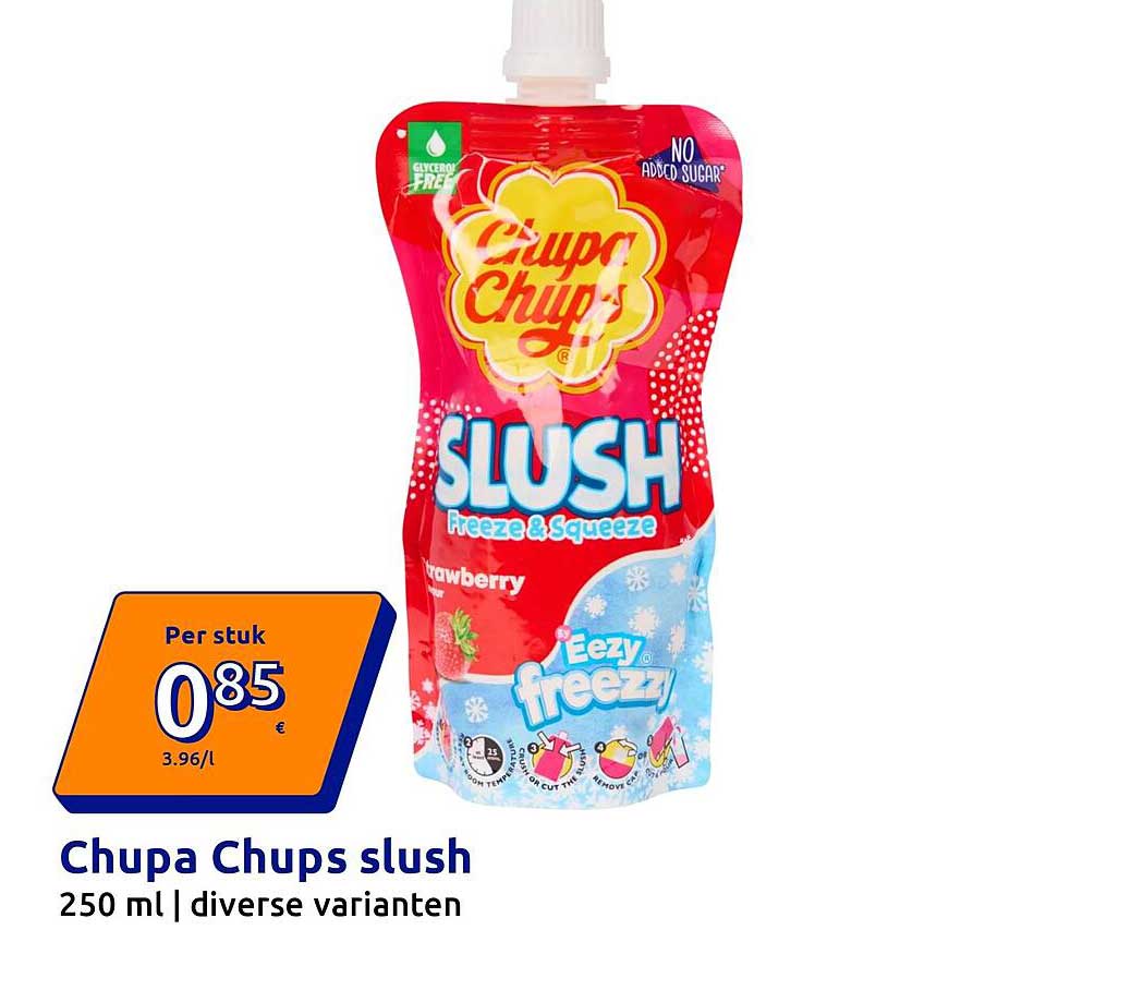 Chupa Chups slush 250 ml | diverse varianten