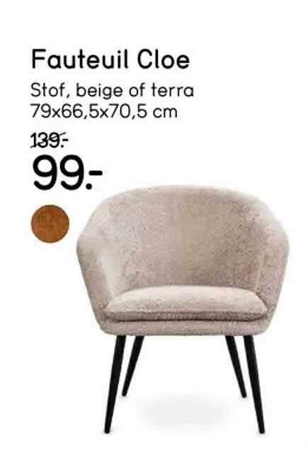 Fauteuil Cloe