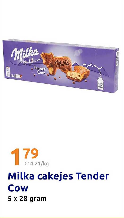 Milka cakejes Tender Cow