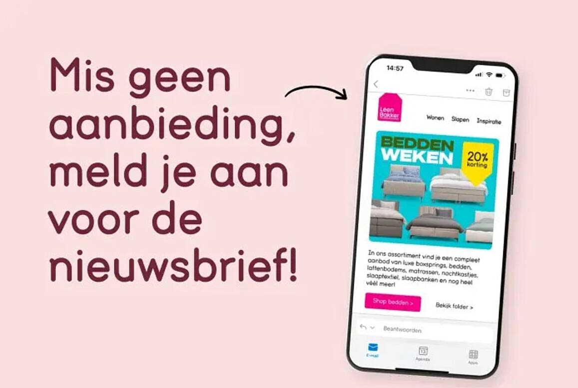 Mis geen aanbieding, meld je aan voor de nieuwsbrief!