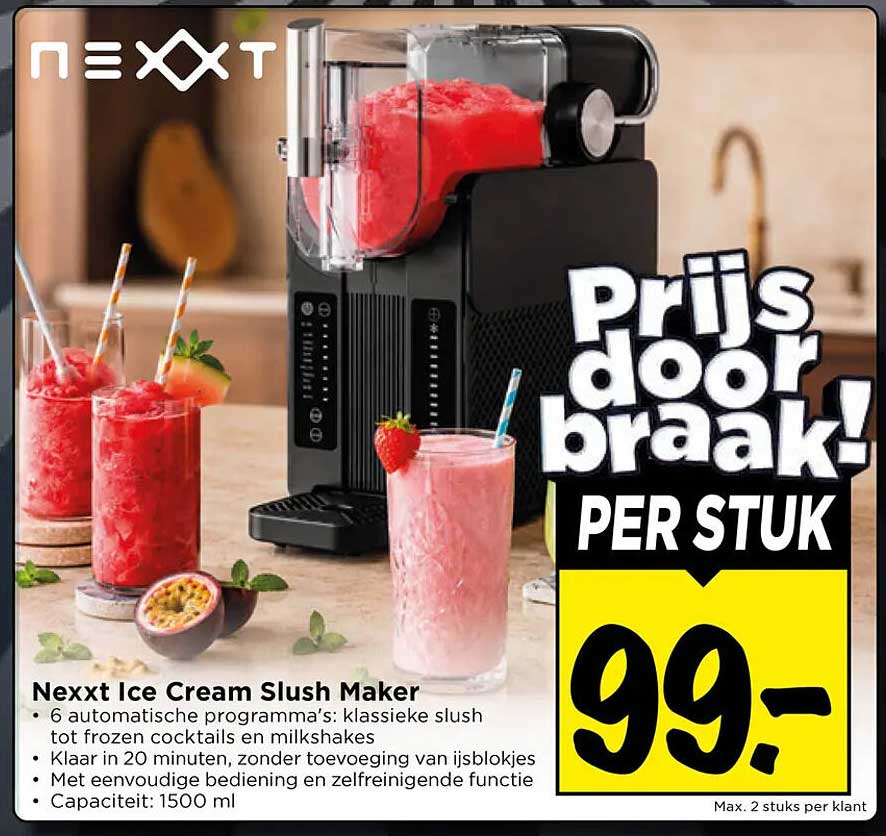 Nexxt Ice Cream Slush Maker