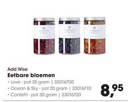 Add Wise Eetbare bloemen