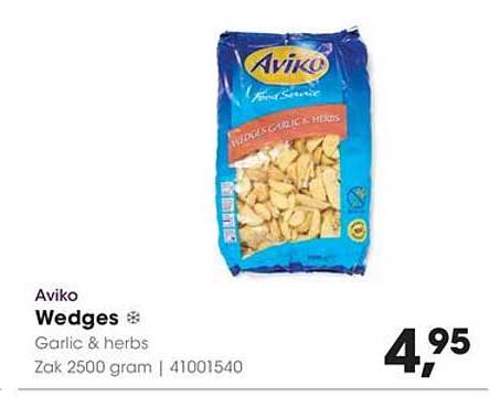 Aviko Wedges Garlic & herbs