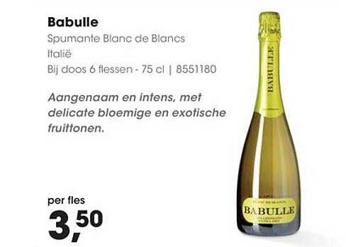 Babulle Spumante Blanc de Blancs