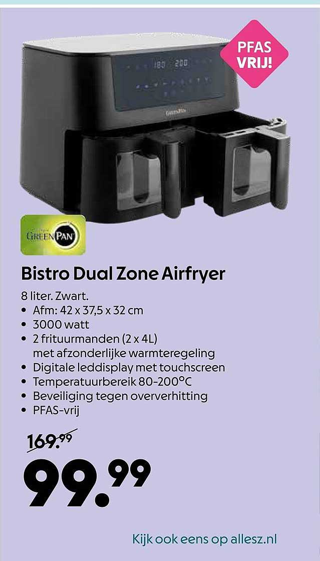 Bistro Dual Zone Airfryer