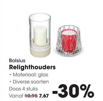Bolsius Relighthouders
