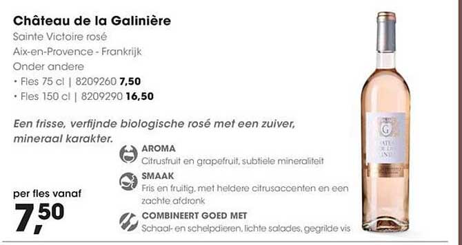 Château de la Galinière Sainte Victoire rosé