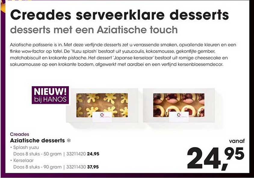 Creades Aziatische desserts