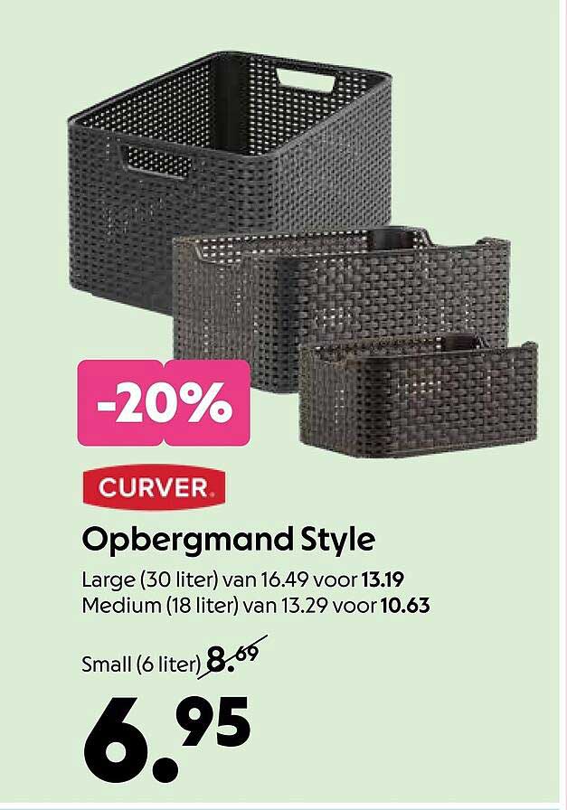 CURVER Opbergmand Style -20%