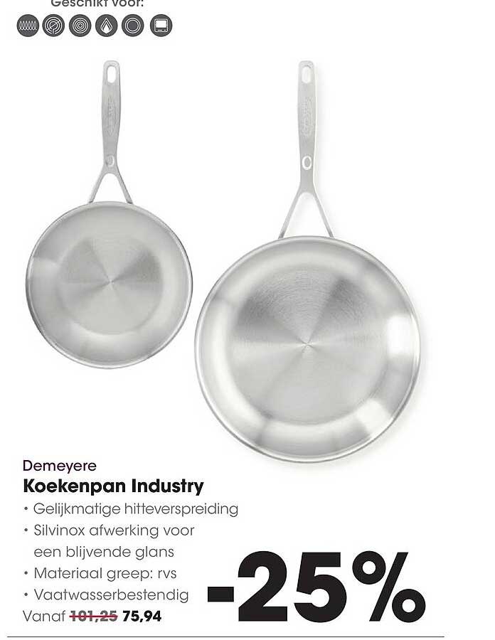 Demeyere Koekenpan Industry -25%