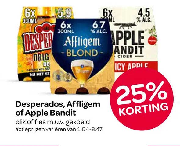 Desperados, Affligem of Apple Bandit