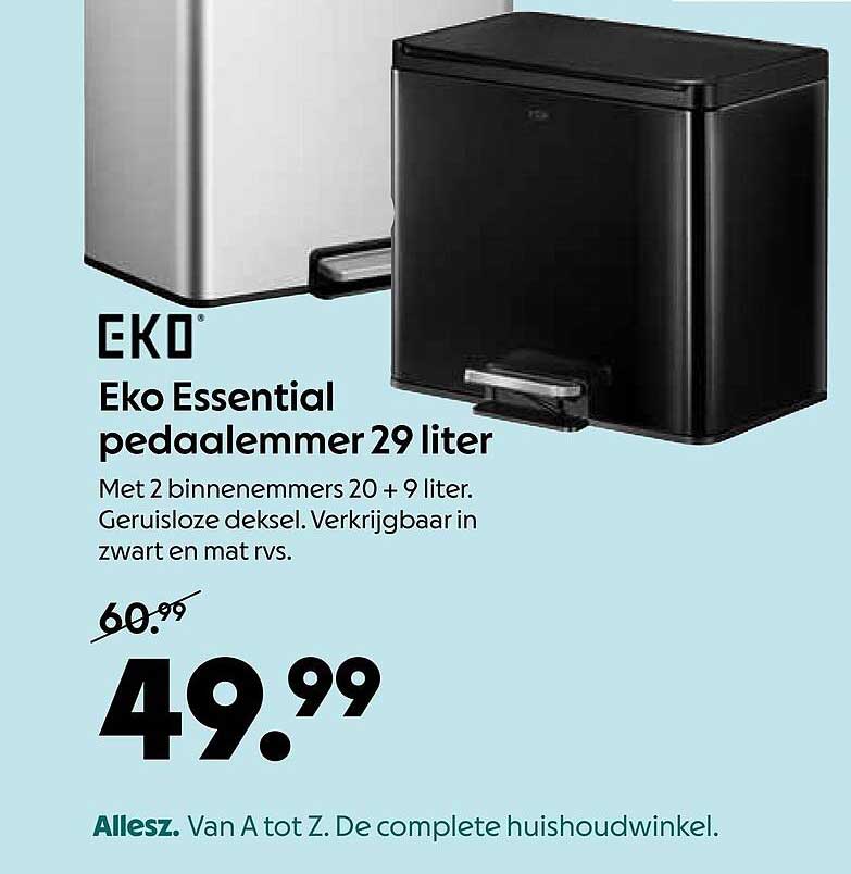 Eko Essential pedaalemmer 29 liter