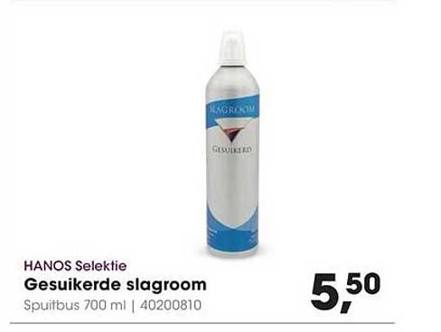 Gesuikerde slagroom