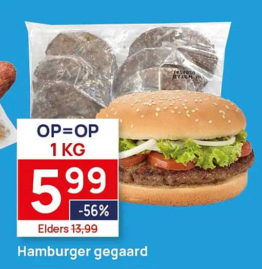 Hamburger gegaard OP=OP 1 KG -56%