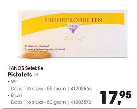 HANOS Selectie Pistolets