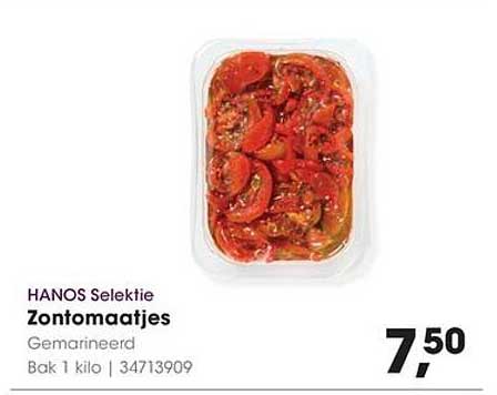 HANOS Selectie Zontomaatjes Gemarineerd