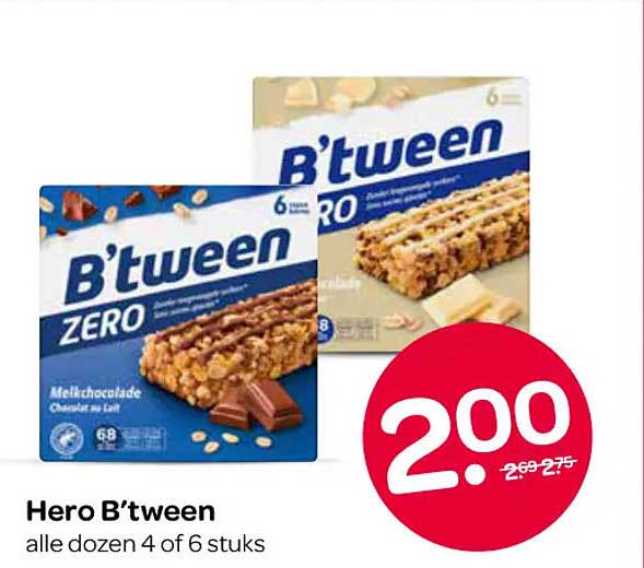 Hero B'tween alle dozen 4 of 6 stuks