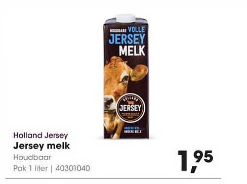 Holland Jersey Jersey melk Houdbaar Pak 1 liter | 40301040