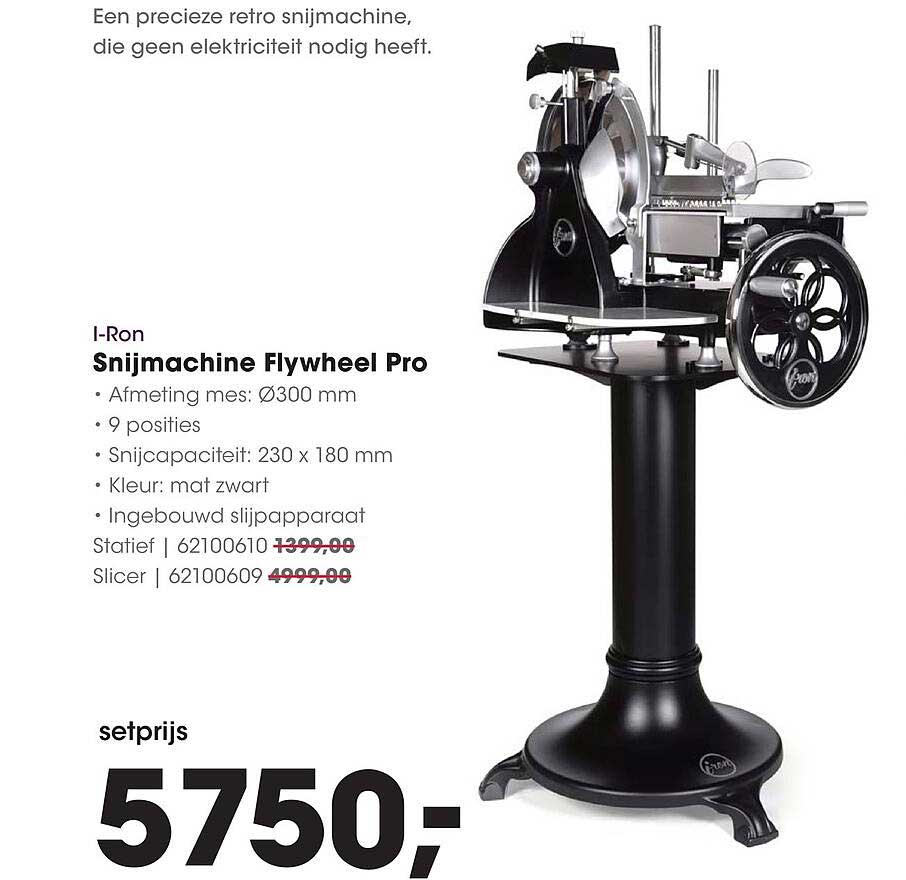 I-Ron Snijmachine Flywheel Pro