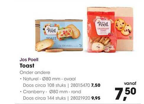 Jos Poell Toast