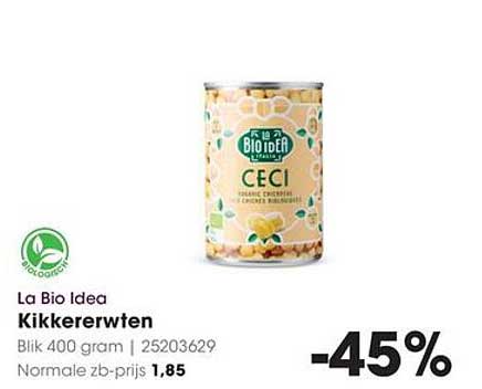 La Bio Idea Kikkererwten