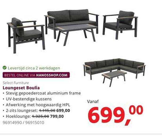 Loungeset Boulia
