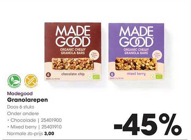Madegood Granolarepen