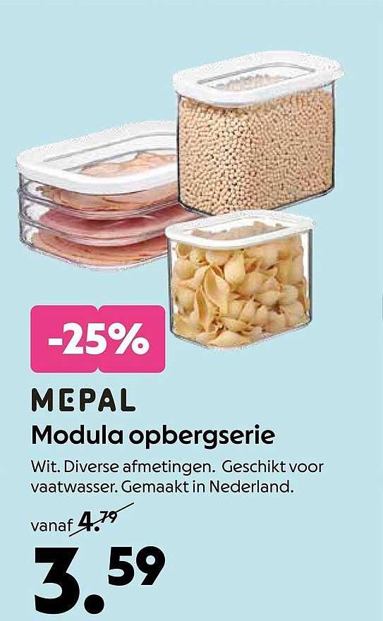 MEPAL Modula opbergserie -25%