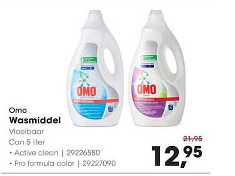 Omo Wasmiddel Vloeibaar Can 5 liter