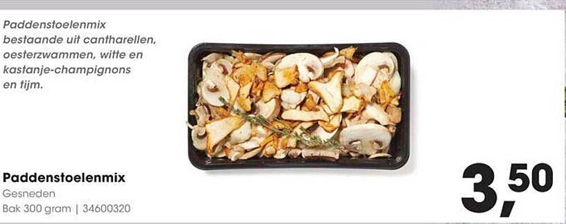 Paddenstoelenmix Gesneden