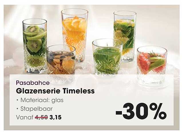 Pasabahce Glazenset Timeless -30%