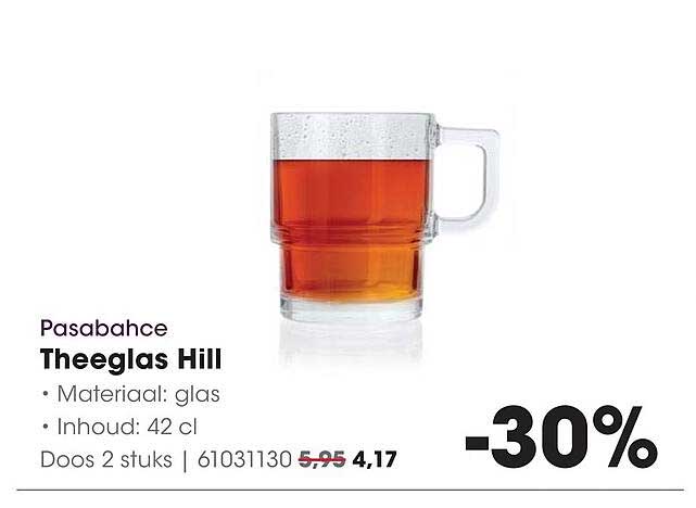 Pasabahce Theeglas Hill