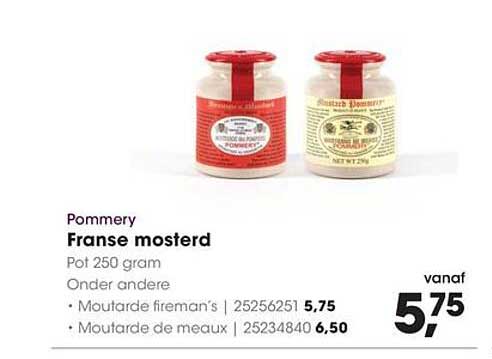 Pommery Franse mosterd