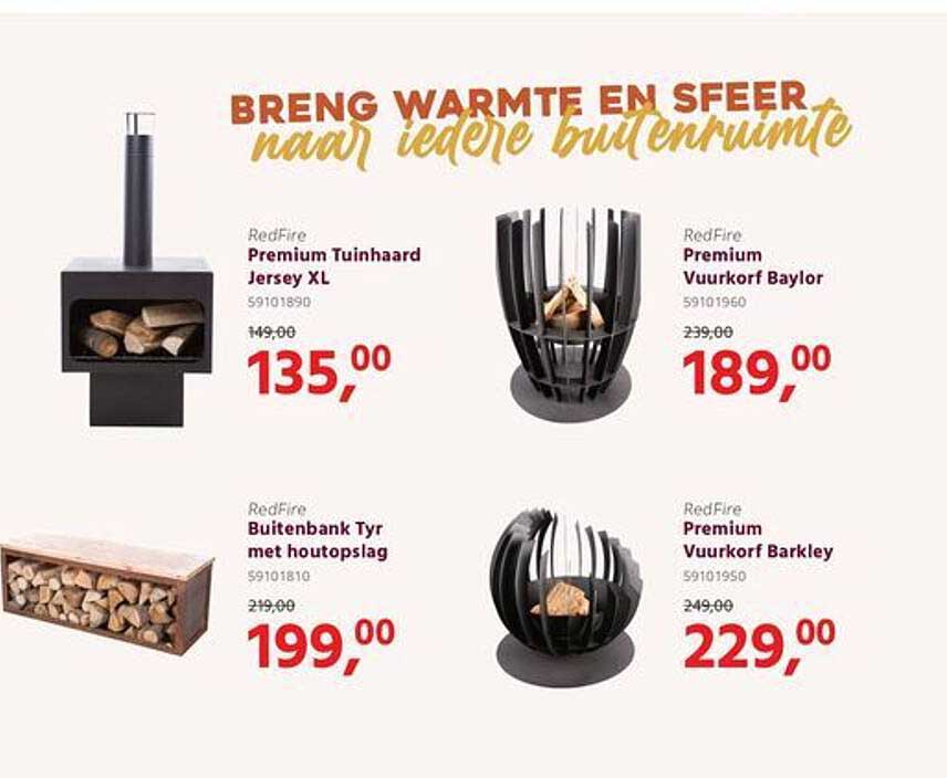 RedFire Premium Tuinhaard Jersey XL