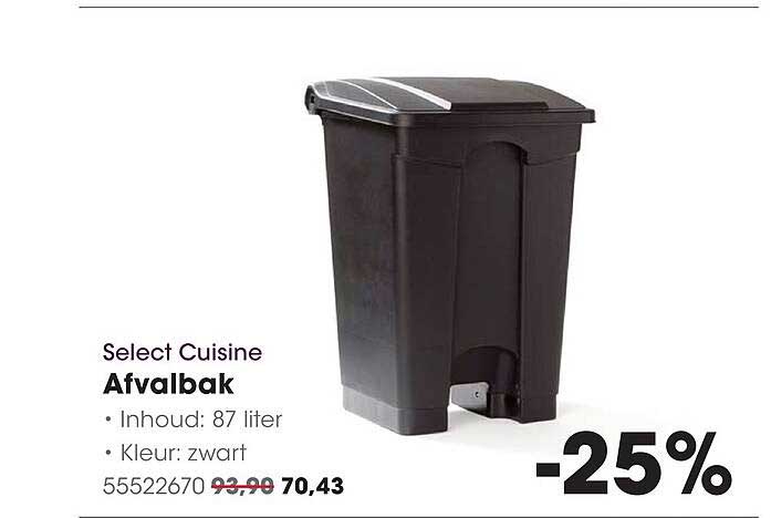 Select Cuisine Afvalbak