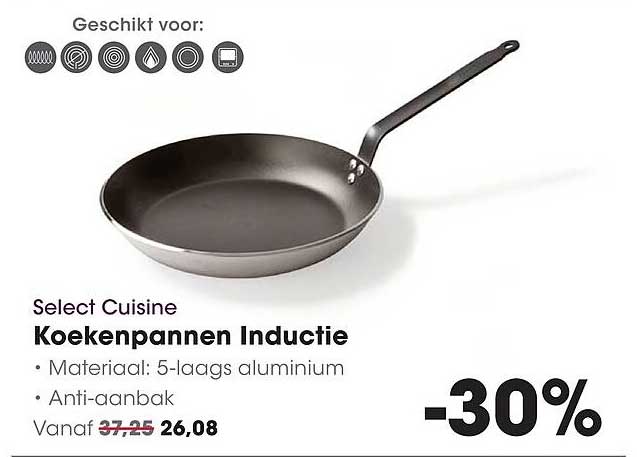 Select Cuisine Koekenpannen Inductie