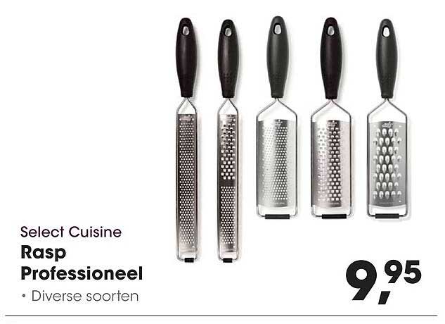 Select Cuisine Rasp Professioneel - Diverse soorten