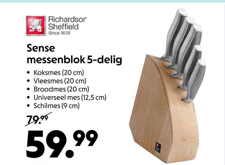 Sense messenblok 5-delig