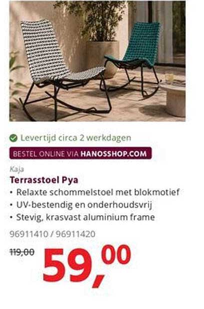 Terrasstoel Pya