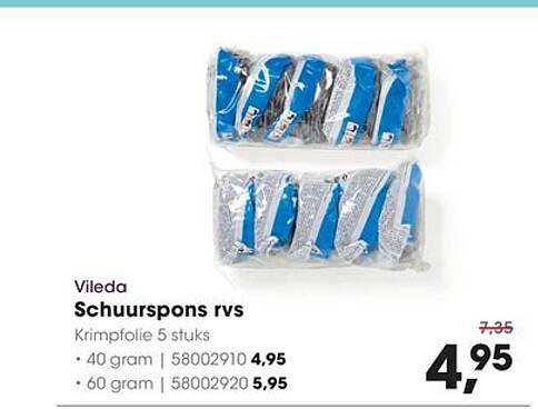 Vileda Schuurspons rvs