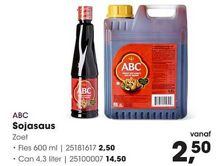 ABC Sojasaus Zoet
