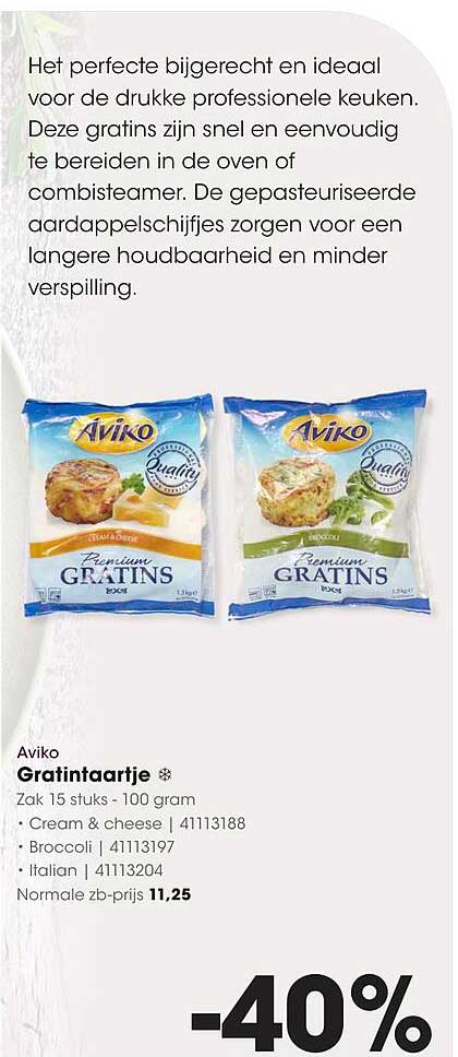 Aviko Gratintaartje