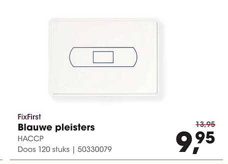 Blauwe pleisters