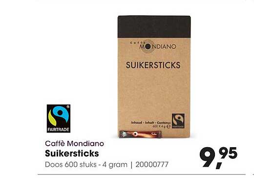 Caffè Mondiano Suikersticks