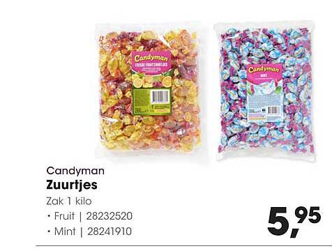 Candyman Zuurtes 1 kilo