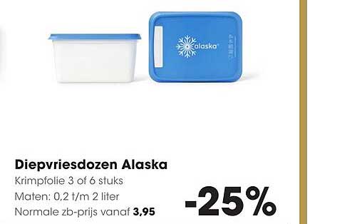 Diepvriesdozen Alaska