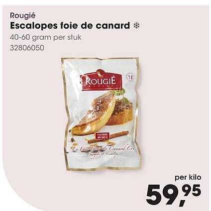 Escalopes foie de canard