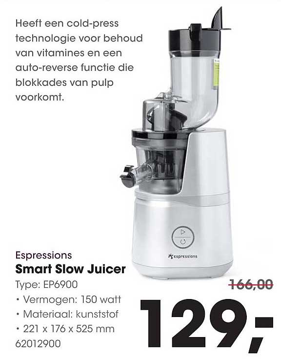 Espressions Smart Slow Juicer