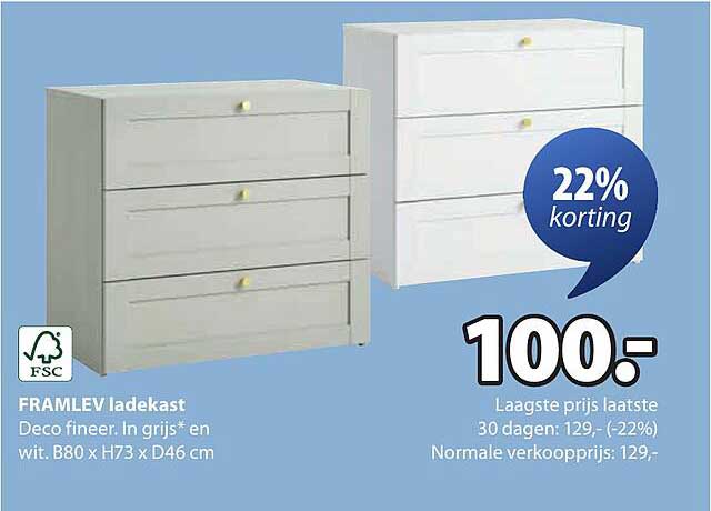 FRAMLEV ladekast